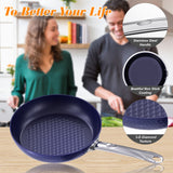 3pc Diamond Cookware  Non-Stick Frying Pan Set